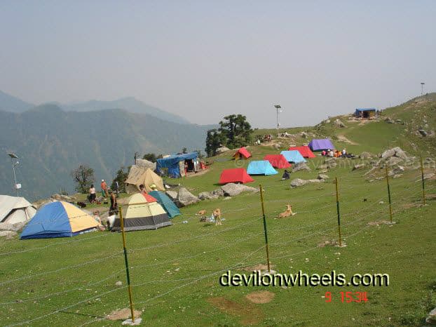 Camps at Beautiful Triund